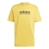 adidas All SZN Graphic T-Shirt Asia Sizing 'Yellow Black' IC9818