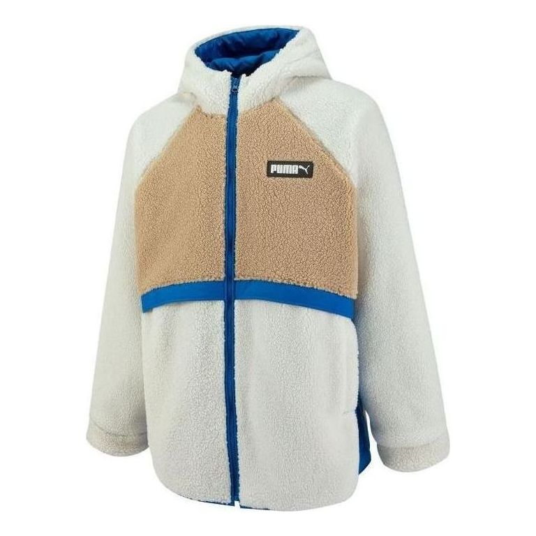 PUMA Art Of Sherpa Zip Jacket 'White' 539715-65