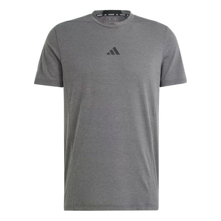 adidas Designed for Training Workout Tee Asia Sizing 'Grey' IS3809