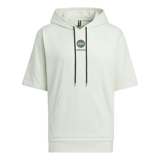 adidas Neo BB Short Sleeves Hoodies 'Blue' HM2044