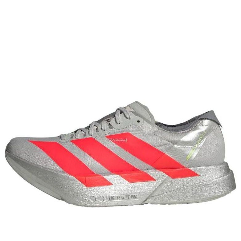 (WMNS) adidas Adizero Adios Pro 4 'Silver Metallic Lucid Red' JR6357