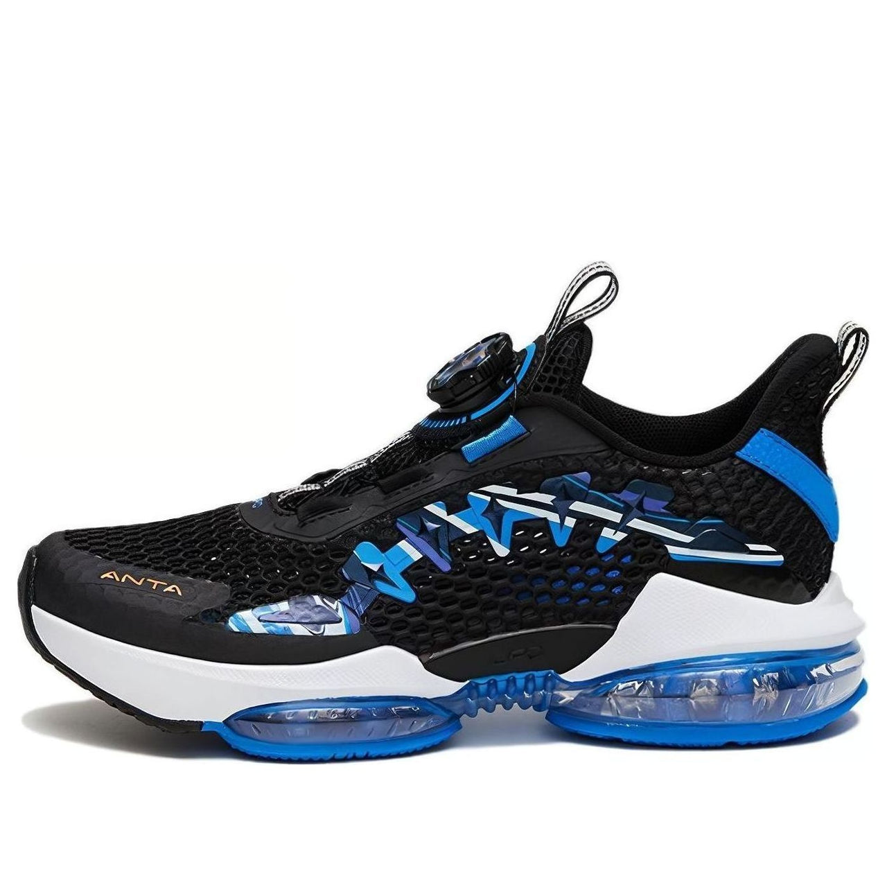 (GS) ANTA Running Series Sneakers 'Black Blue' A312325588H-3