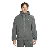 Nike NSW fleece hooded jacket 'Grey' DD4883-068