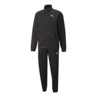 PUMA Casual Sports Stand Collar Jacket Suit Black 521682-01