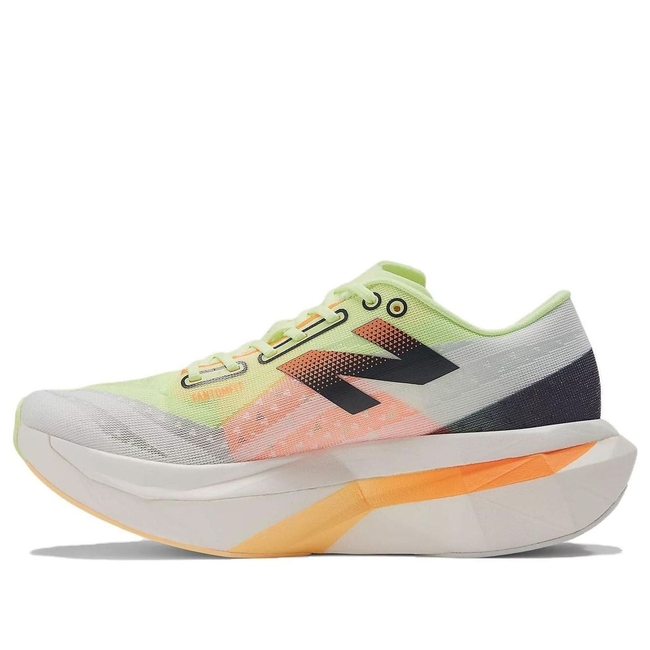 (WMNS) New Balance FuelCell SuperComp Elite v4 'Black White Yellow' WRCELLA4