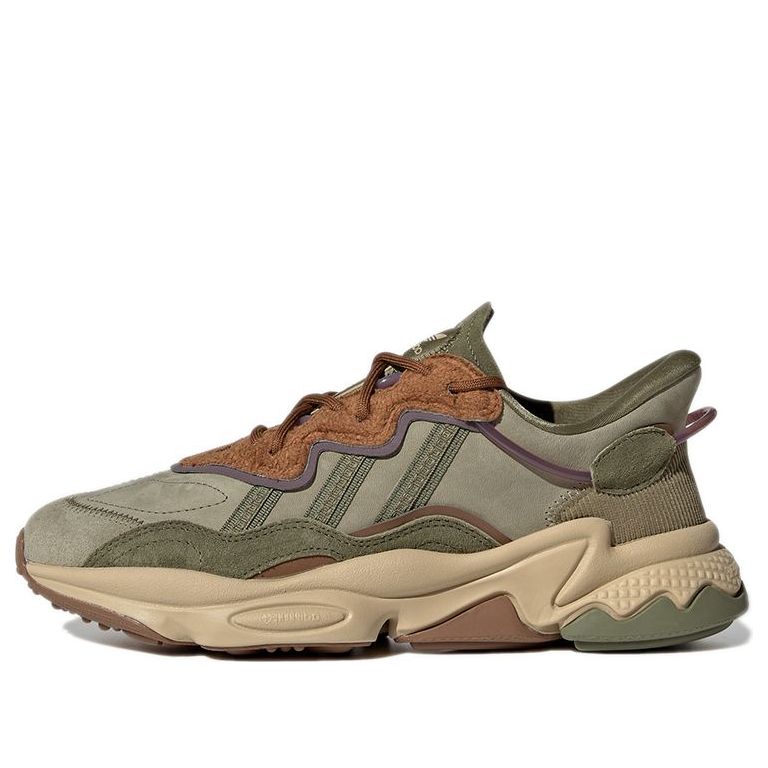 (WMNS) adidas originals Ozweego 'Green Brown' GX8824