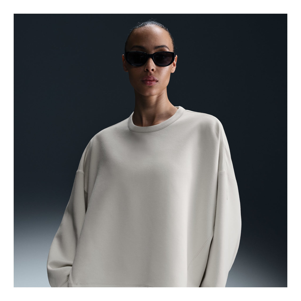 (WMNS) Nike 24.7 ImpossiblySoft Dri-FIT Wide Crew T-Shirt Loose Fit 'Light Orewood Brown' HQ8194-104