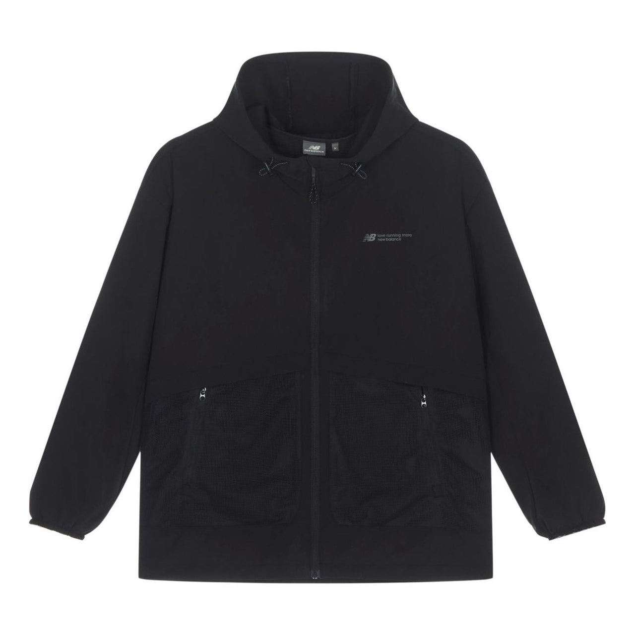 New Balance Woven Hooded Jacket 'Black' NAE24151-BK
