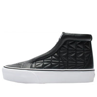 Vans SK8-Hi Laceless Platform Karl Lagerfeld Quilt 'Black White' VA3DQ7OEL