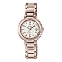 CASIO Waterproof SHEEN Quartz Sapphire Crystal Rose Gold Analog SHE-4531CG-7AUPR