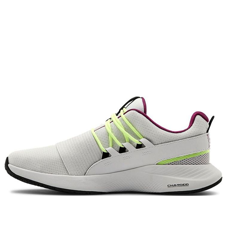 (WMNS) Under Armour Charged Breathe Lace Sports Shoes White 3022584-107