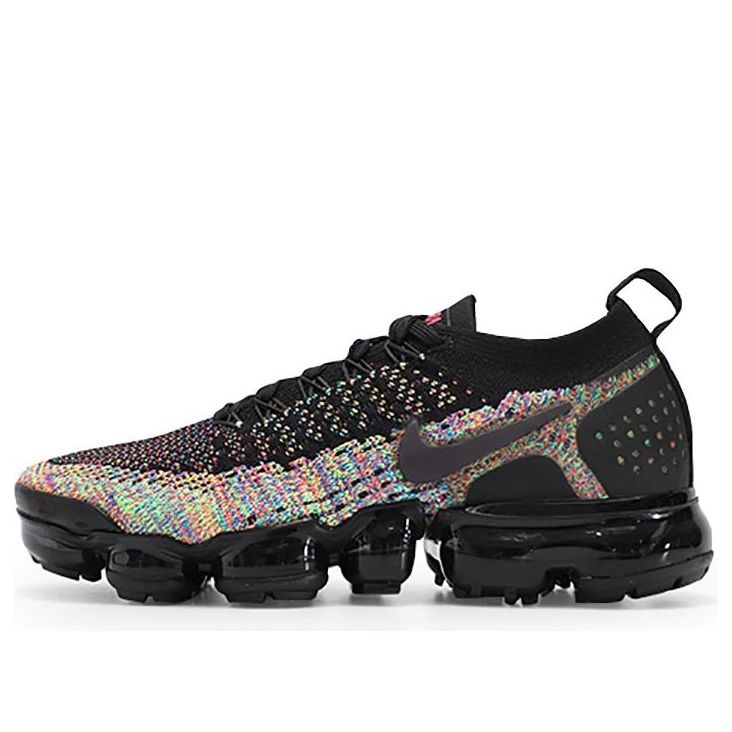 (WMNS) Nike Air VaporMax Flyknit 2 'Black Multicolor' 942843-015