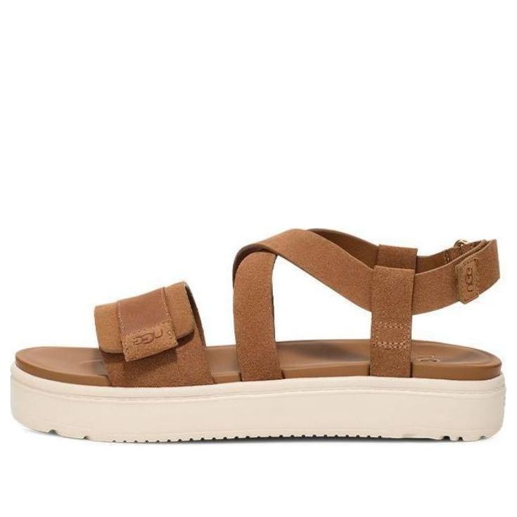 (WMNS) UGG Zayne Ankle Strap II 'Chestnut' 1158053-CHE