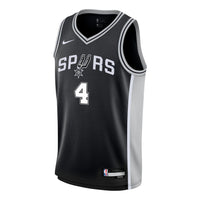 (GS) Nike NBA De'Aaron Fox' San Antonio Spurs Icon Edition Swingman Jersey 'Black' 9Z2B7BX2P-UDF