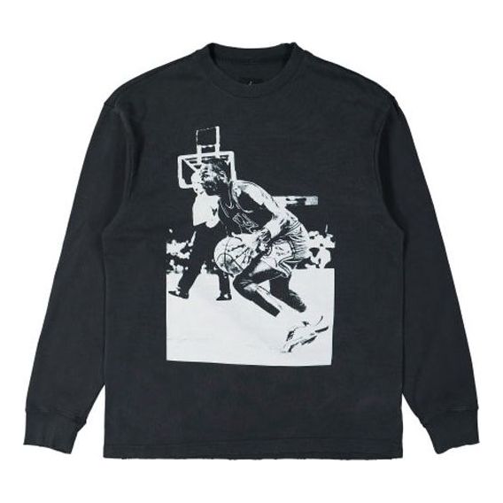 Air Jordan x Union Crossover Photo Round Neck Pullover 'Black White' DM2841-045