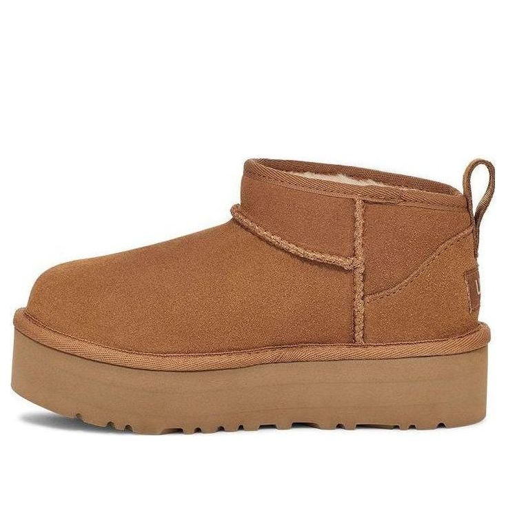 (PS) UGG Classic Ultra Mini Platform 'Chestnut' 1157791K-CHE
