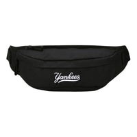 MLB New York Yankees NY Embroidered Alphabet fanny pack Black 32BGC5911-50L
