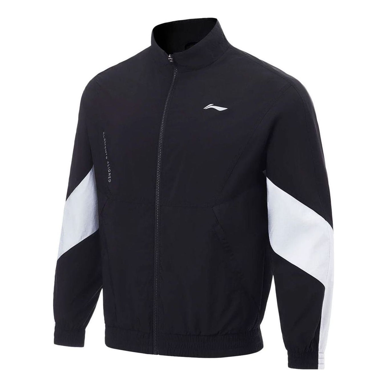 Li-Ning Logo Color Block Training Waterproof Jacket 'Black White' AFDT385-6