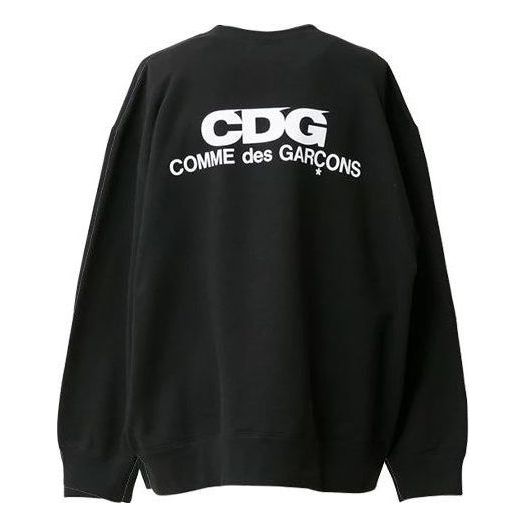 COMME des GARCONS PLAY Logo Oversized Sweatshirt 'Black' SZ-T055-051-1