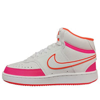 (WMNS) Nike Court Vision Mid Shoes For White/Pink DD8494-181