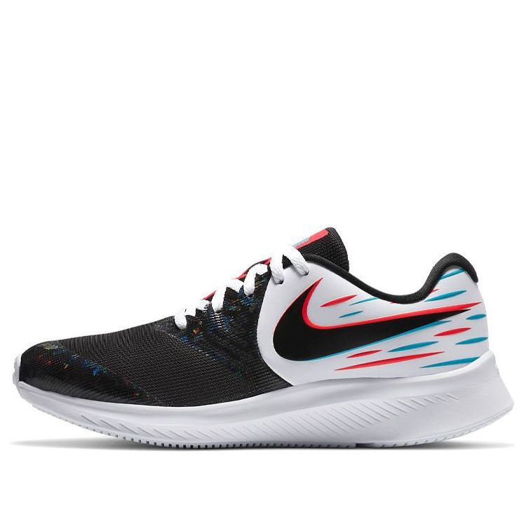 (GS) Nike Star Runner 2 Light 'Black White Red' CN7830-100