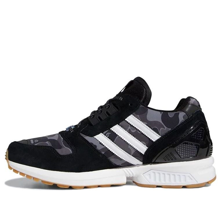 adidas x A Bathing Ape x Undefeated ZX 8000 'A-ZX Series - Black Camo' FY8852