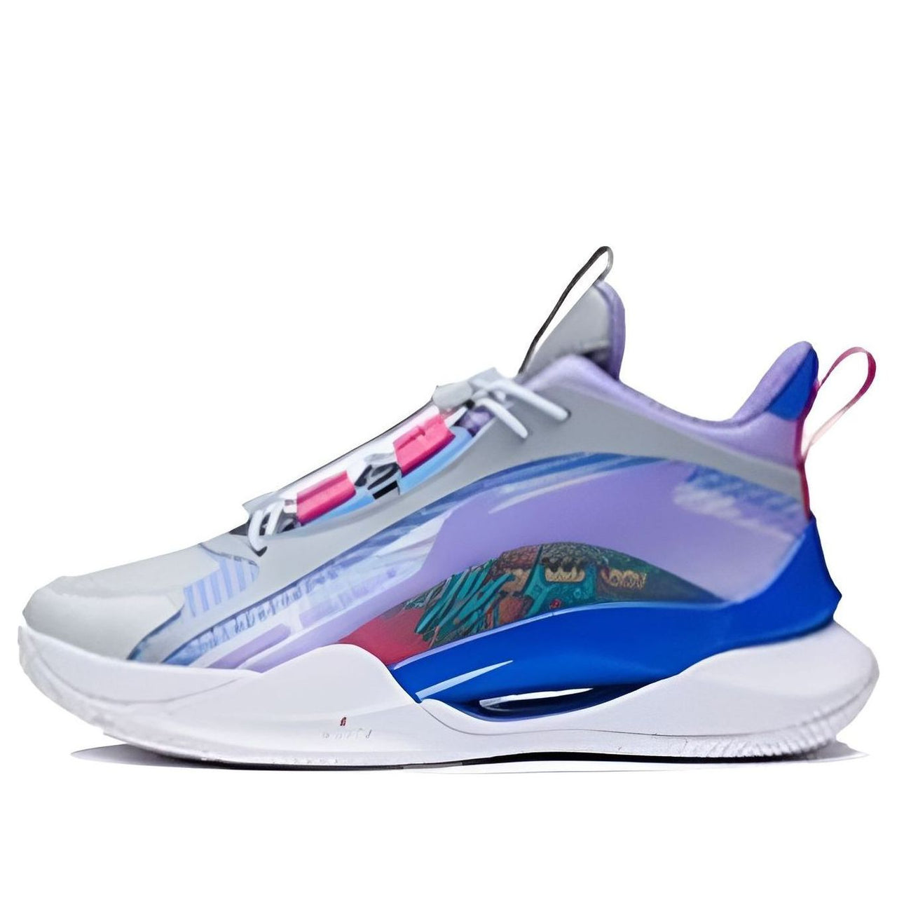 (GS) Li-Ning Team2.0 Mid 'Grey Purple Blue' YKBS016-5