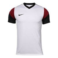 Men's Nike Casual Sports Breathable V Neck Short Sleeve White T-Shirt CW3826-100