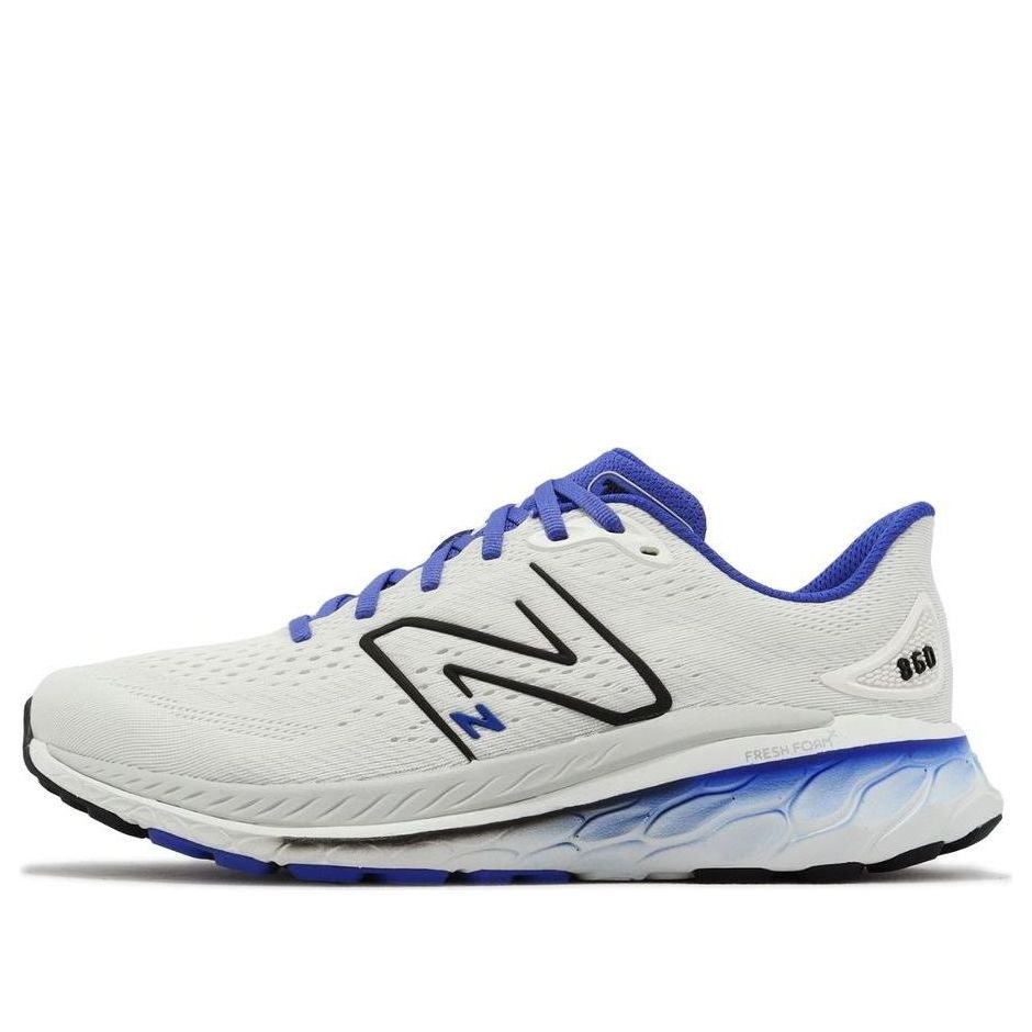 حذاء New Balance 860 V13 X Fresh Foam باللون الأبيض والأزرق البحري M860F13
