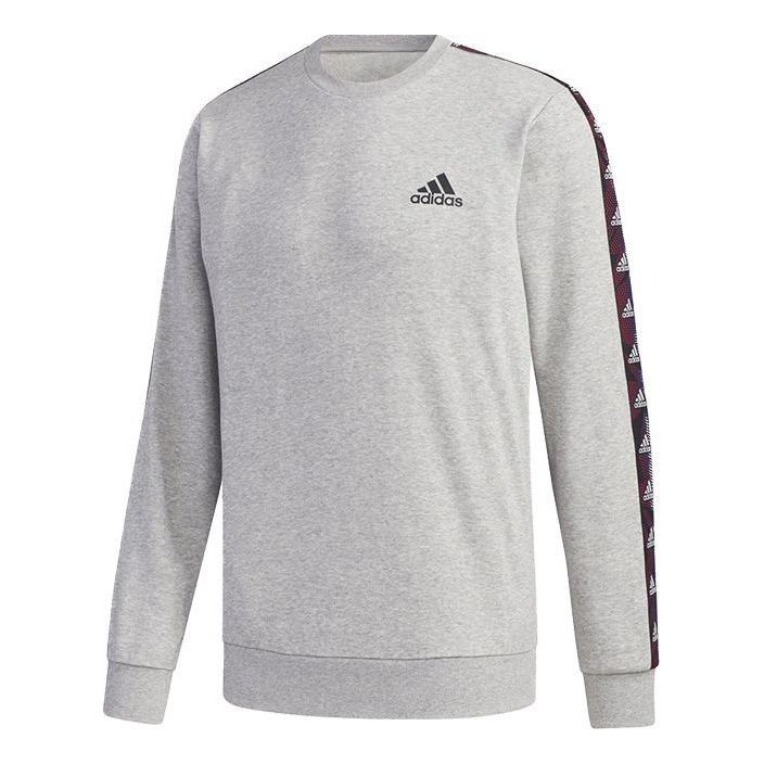 adidas E Tpe Swt Sports Training Round Collar Men's Grey GD5447