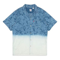 Men's Levis Gradient Denim Short Sleeve Shirt Blue 21976-0009