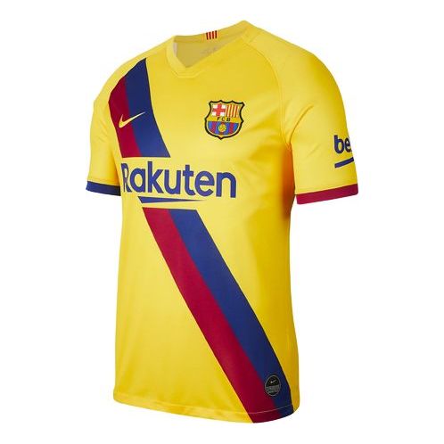 Nike FC Barcelona 19/20 Away Fan Edition Jersey 'Yellow' AJ5531-728