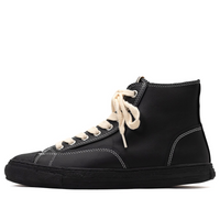 Maison MIHARA YASUHIRO PAST Sole Leather High-top Sneaker 'Black' S09FW201-BLKBLK