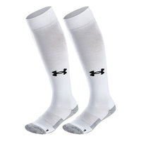 Under Armour Long Soccer Socks 'White Grey Black' 22610201-100