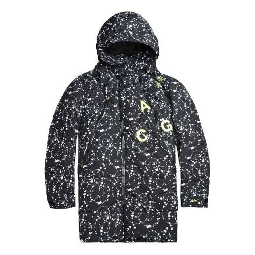 Nike Lab ACG Down-Fill Parka Coat 'Black White' AQ3517-010