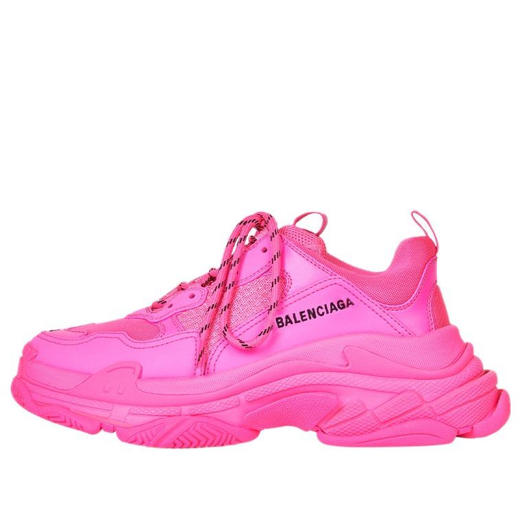 (WMNS) Balenciaga WMNS Triple S Sneaker 'Fluo Pink' 524039W2CA55000