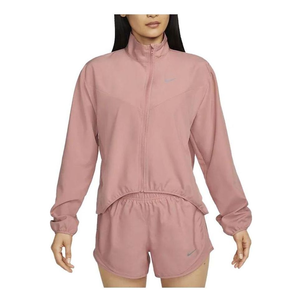(WMNS) Nike Dri-FIT Swoosh Running Jacket 'Pink' FB4695-618