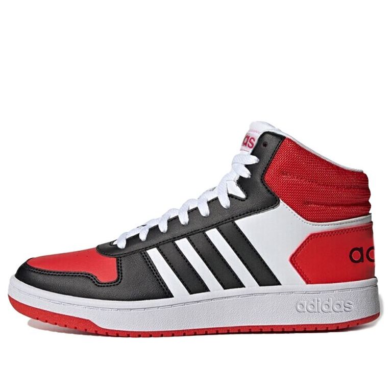 adidas Hoops 2.0 Mid 'Black Red' FV2730