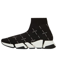 Balenciaga Speed 2.0 Sports Shoes Black/White 645421W2DBT1090
