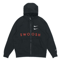 Men's Nike Swoosh Sports Hooded Jacket Black DB4968-010