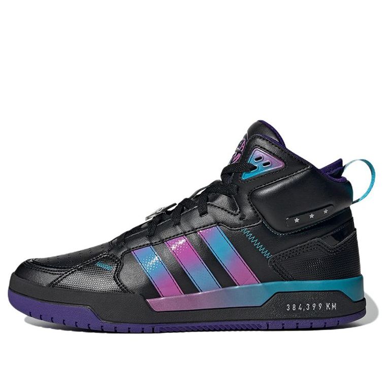 adidas neo 100db Mid 'Black Purple' H03422