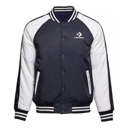 Converse Reversible Baseball Jacket 'Black White' 10016831-A01