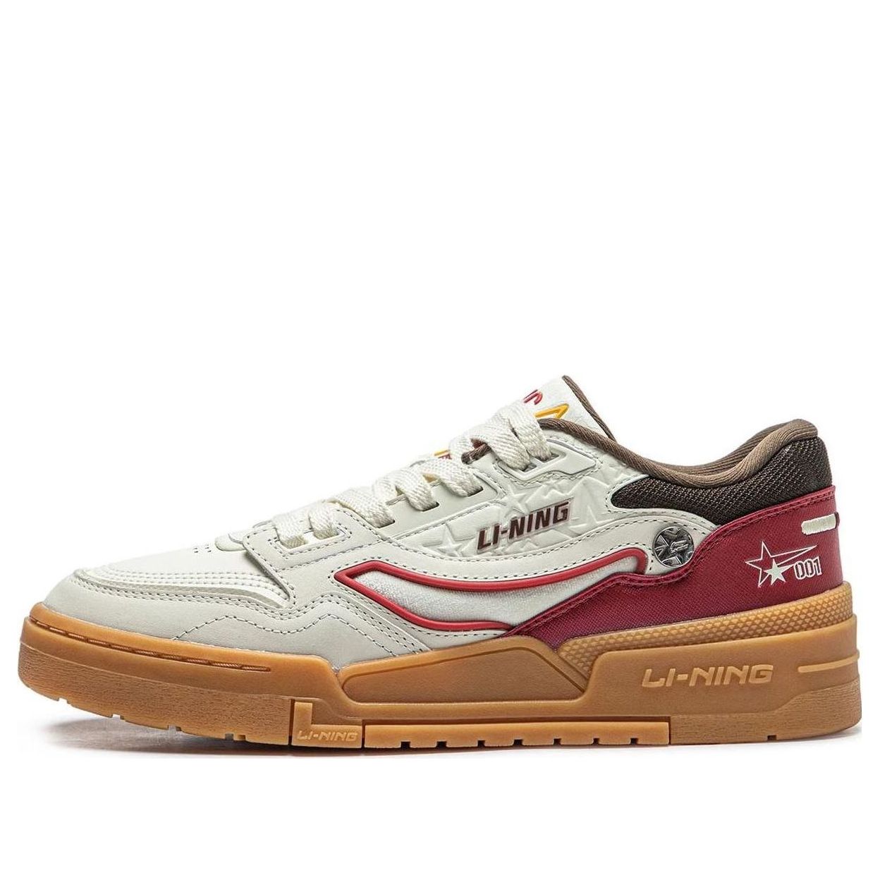 Li-Ning 001 BTC Premium 'White Red Gum' AGCT495-1