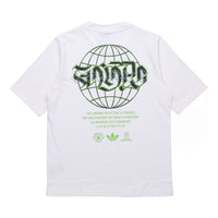 adidas originals Graphic Tee 3 Graffiti Printing Round Neck White GK5901