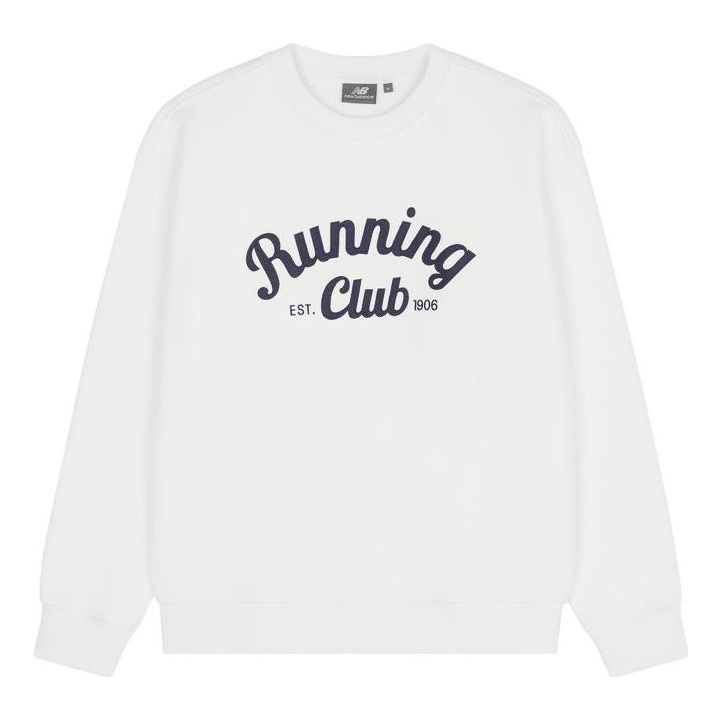 New Balance Fleece Crew Sweater 'White' 5CD38091-IV