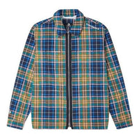 Converse All Over Print Utility Zip Front Shirt 'Blue' 10020933-A02