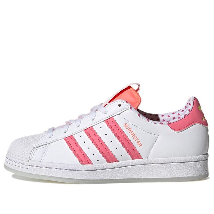 (GS) adidas Superstar Shell Toe J 'Valentine's Day White Pink' GY3336