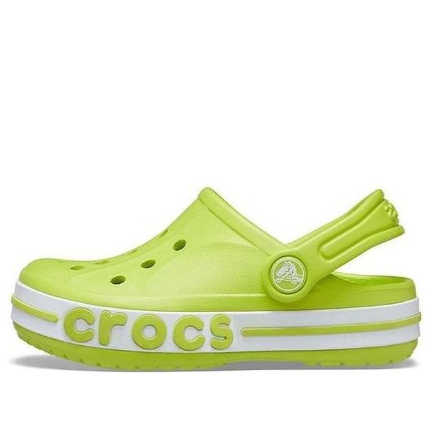 (PS) Crocs Outdoor Flat Heel Beach Sports Green Sandals 205100-3TX