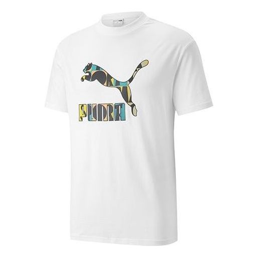 PUMA Big Logo Tee 'White' 535384-02
