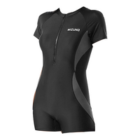 (WMNS) Mizuno One Piece Swimsuit 'Black' N2CA3318